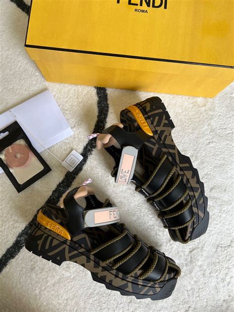 dad sandals fendi|fendi birkenstock style sandals.